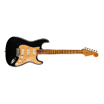 FENDER Limited Edition 1954 Roasted Stratocaster Journeyman Relic, 1-Piece Roasted Quarterswan Maple Fingerboard, Aged Black - 9236091155