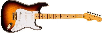 FENDER Limited Edition 1954 Hardtail Stratocaster DLX Closet Classic, 1-Piece Quartersawn Maple Neck Fingerboard, Wide-Fade 2-Color Sunburst - 9236091158
