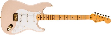 FENDER Limited Edition 1954 Hardtail Stratocaster DLX Closet Classic, 1-Piece Quartersawn Maple Neck Fingerboard, Dirty White Blonde - 9236091159