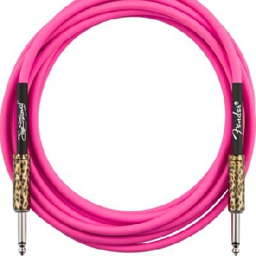 FENDER Joe Strummer 13 Instrument Cable, Pink Leopard - 0990810215