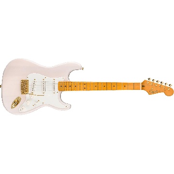 SQUIER FSR Classic Vibe 50s Stratocaster, Maple Fingerboard, Parchment Pickguard, Gold Hardware, White Blonde - 0374006501