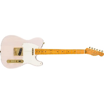 SQUIER FSR Classic Vibe 50s Telecaster, Maple Fingerboard, Parchment Pickguard, Gold Hardware, White Blonde - 0374029501