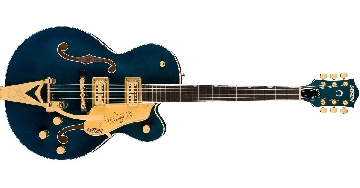 Gretsch Nashville Hollow Body With String-thru Bigsby And Gold Hardware, Ebony Fingerboard, Midnight Sapphire - 2401309833 - Chitarre Chitarre - Elettriche