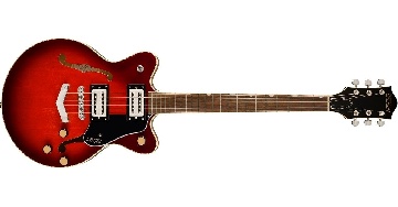 GRETSCH G2655 Streamliner Center Block Jr. Double-Cut with V-Stoptail, Laurel Fingerboard, Claret Burst - 2817100561