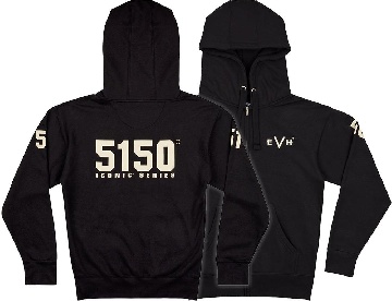 EVH EVH 5150 Zip Hoodie, Black, XXL - 0222270806