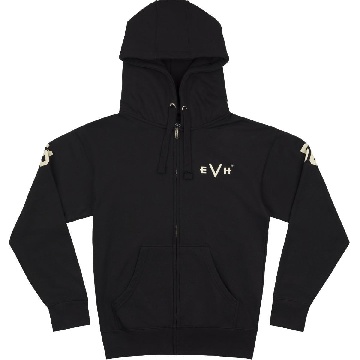 EVH EVH 5150 Zip Hoodie, Black, XL - 0222270606