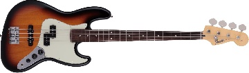 FENDER 2024 Collection Made in Japan Hybrid II Jazz Bass PJ, Rosewood Fingerboard, 3-Color Sunburst - 5662400300