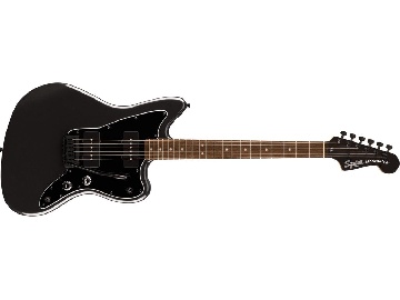 Squier Fsr Affinity Series Jazzmaster, Laurel Fingerboard, Black Pickguard, Black Hardware, Matching Headstock, Metallic Black - 0378311965 - Bassi Bassi - Elettrici 4 Corde