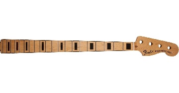 FENDER Precision Bass Neck, 20 Medium Jumbo Frets, Block Inlay - Maple - 0992010922