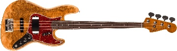 FENDER Artisan Maple Burl Jazz Bass, 3A Rosewood Fingerboard, Aged Natural - 9236091138