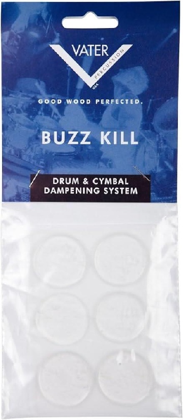Vater Vbuzz Buzz Kill Dampener Gel - Sordine In Gel 6pz - Batterie / Percussioni Hardware - Varie - Clamp e Mezze Aste