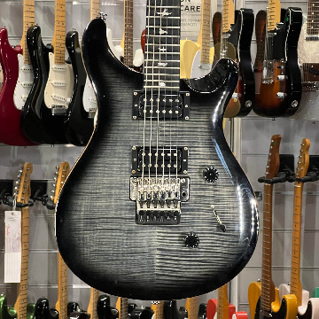 PRS SE CUSTOM 24 FR FLOYD ROSE CHARCOAL BURST