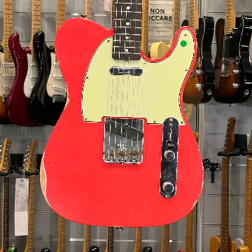 FENDER CUSTOM SHOP 64 TELECASTER CUSTOM SHOP AGED FIESTA RED