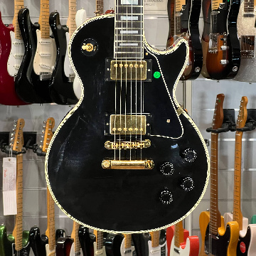 GIBSON 1995 LES PAUL CUSTOM EBONY TRUE VINTAGE