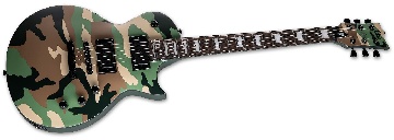 LTD EC-1000 WCS - Woodland Camo Satin